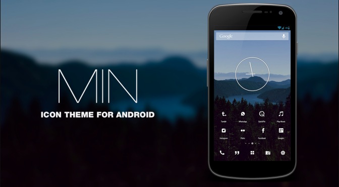 MIN icon theme for android